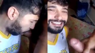143 seconds ka Hairy lollipop dick suck video