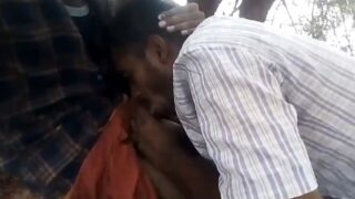 Bahar khule mein gay blowjob, ek horny ajnabee sucker ke saath.