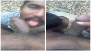 Chennai ki randi, tasting aur nigal rahi hai ek dum bada aur juicy lund.