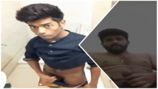 College bathroom mein ek cute Dilli ka launda strip karke hilara hai.