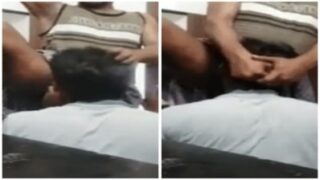 Ek murgi khane wala gay bitch apne padosi se muh me chudwa raha hai.