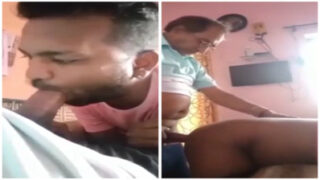 Kiraya chukao, landlord ke desi dick pe doggy style mein ride karke.