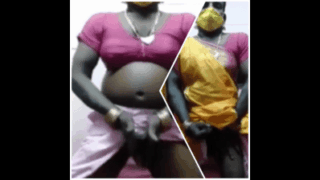 Saree pehne wala cross dresser, milking his BBC.