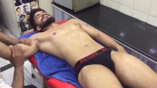 Sexy nude hunk ka erotic gay massage clip