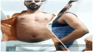Sexy studs bedroom mein nange ho ke hilarahe hain