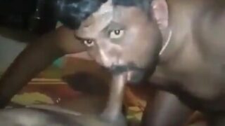 Tamil daddy ka desi gay sex video with a monster cock.