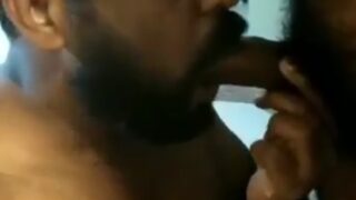 Tamil mein muh mein liya boss se, gale tak choda